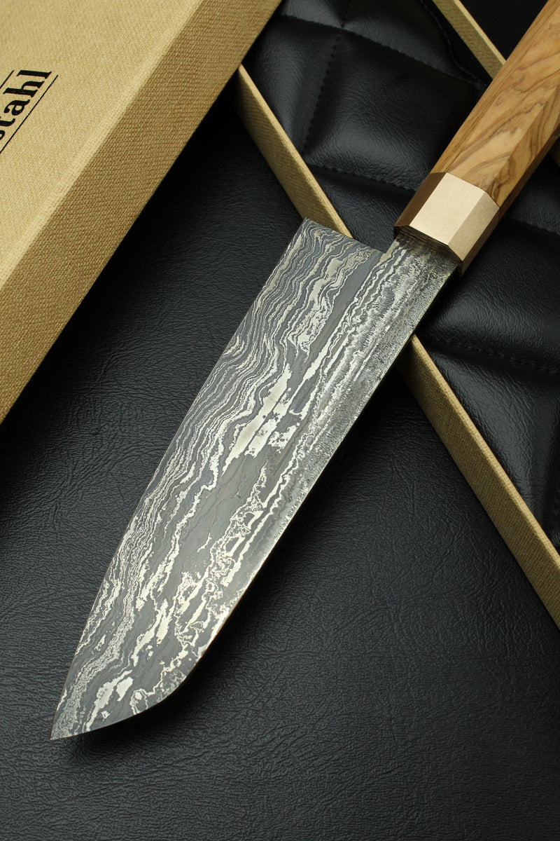 Damascus Santoku 215 Octagonal 1.0