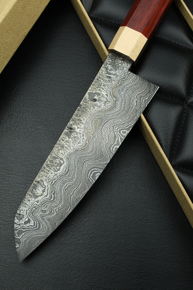 Damascus Santoku 215 Octagonal 2.1