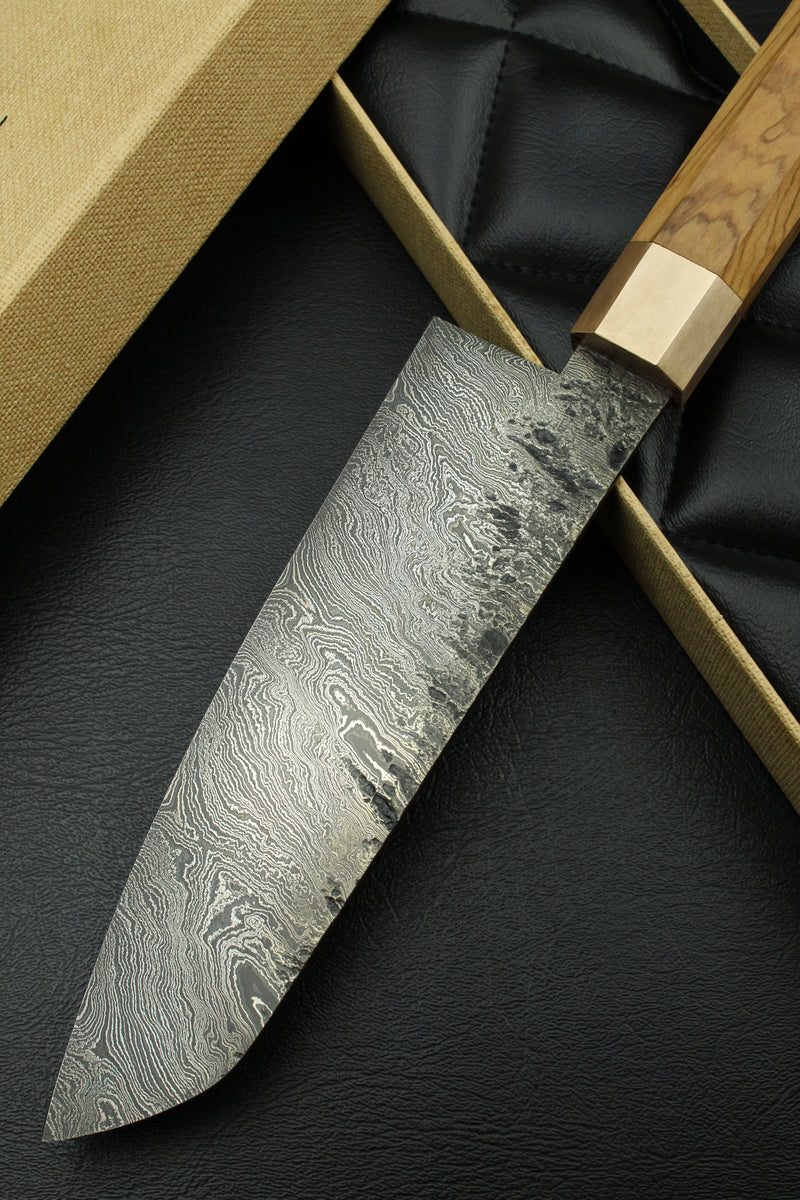 Damascus Santoku 215 Octagonal 2.3