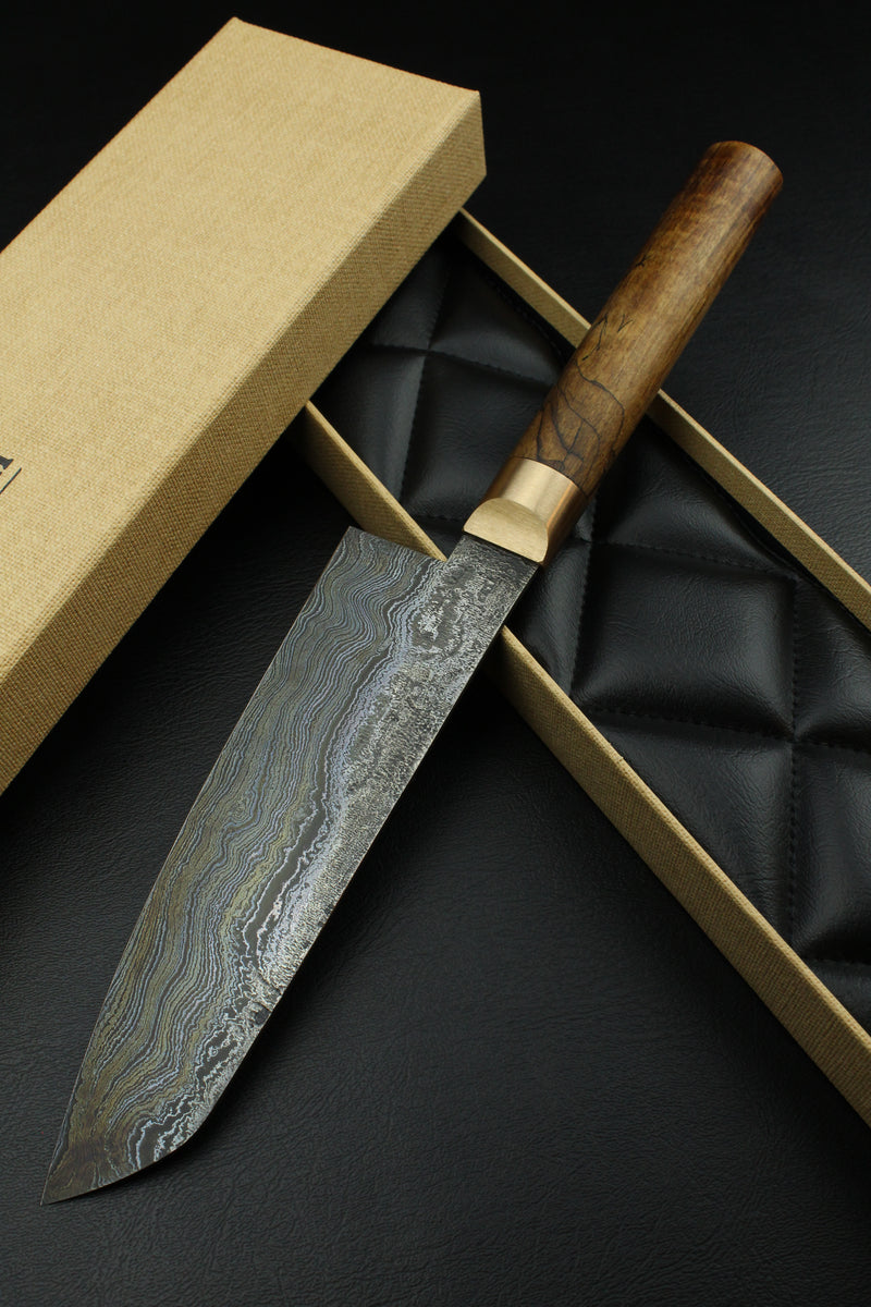 Damascus Santoku 500L German G-Walnut