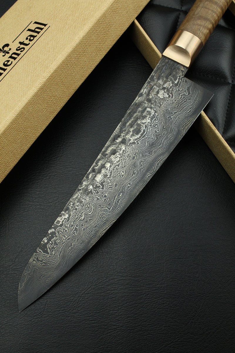 Damascus Gyuto 320L German GR-Walnut