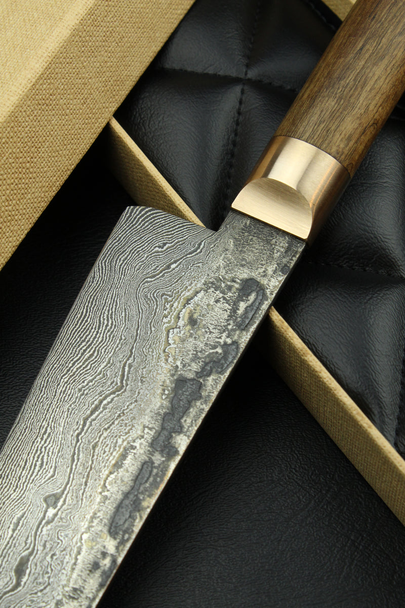 Damascus Gyuto 320L German G-Walnut