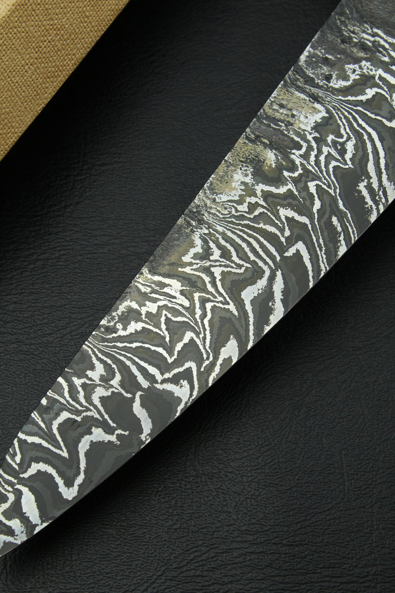 Damascus Gyuto HK Torsion German Walnut