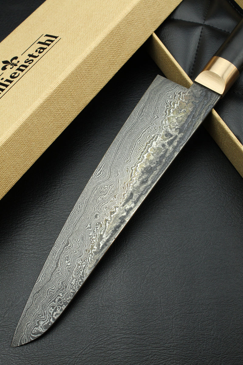 Damascus Gyuto 320L black ebony 2.0