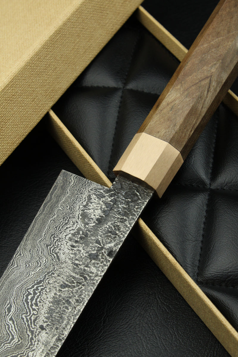 Damascus Santoku 500L Octagonal 1.0